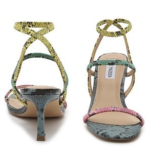 Steve Madden | Meline Colorful Snake Print Sandals